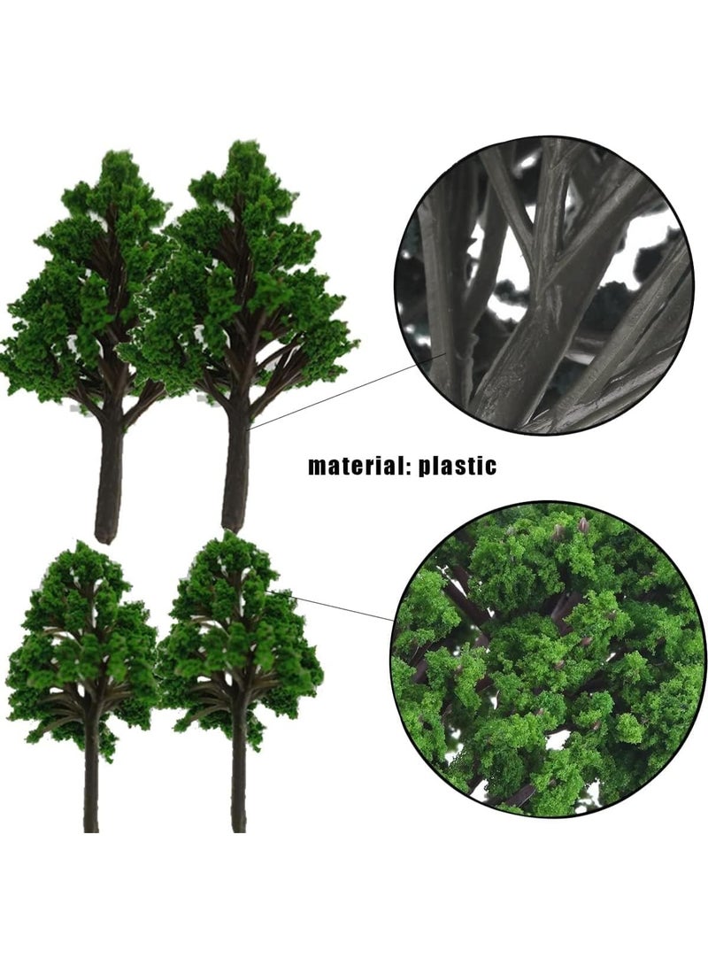 MAKINGTEC 15 PCS Model Trees, Model Trees Miniature Landscape, Diorama Model Tree, Miniature Landscape Trees for DIY Train Railways Scenery Landscape (4.5-8CM) - Image 3